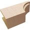 Ekena Millwork 6in. W x 8in. H x 16in. L Rivera Woodgrain TimberThane Rafter Tail, Primed Tan RFTUR06X08X16RIVRCPR - alternate 6